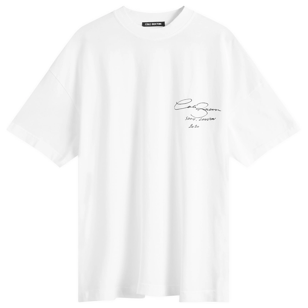 Cole Buxton Men's Signature T-Shirt White
